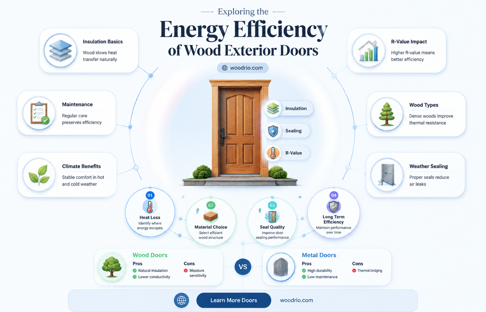 are wood exterior doors energy efficient