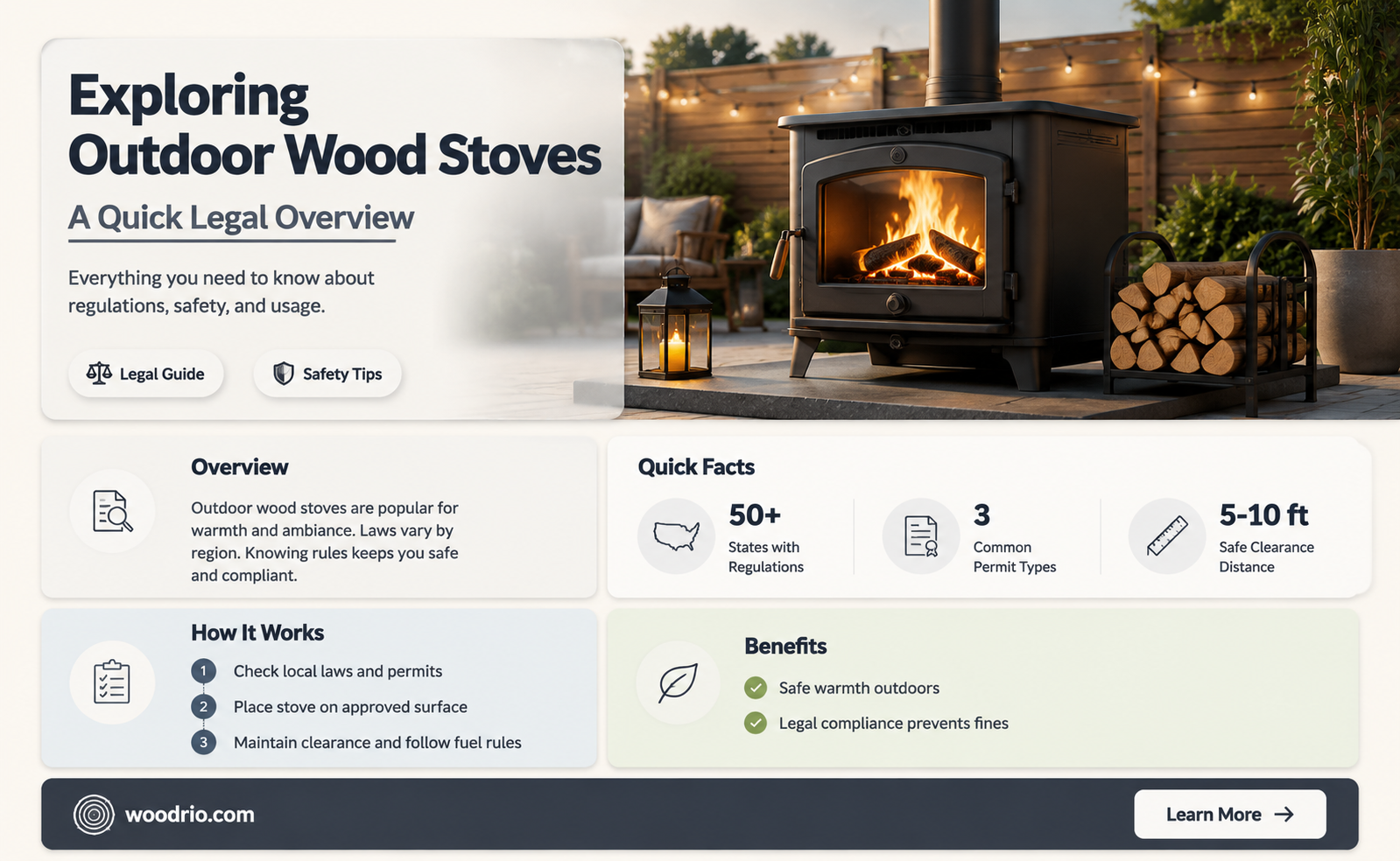are outdoor wood stoves illegal