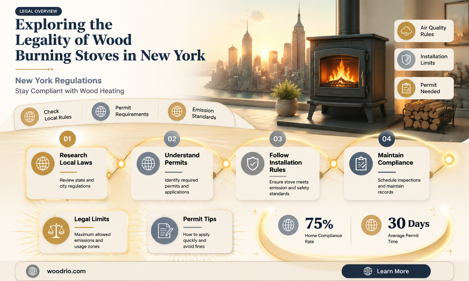are wood burning stoves illegal in ny