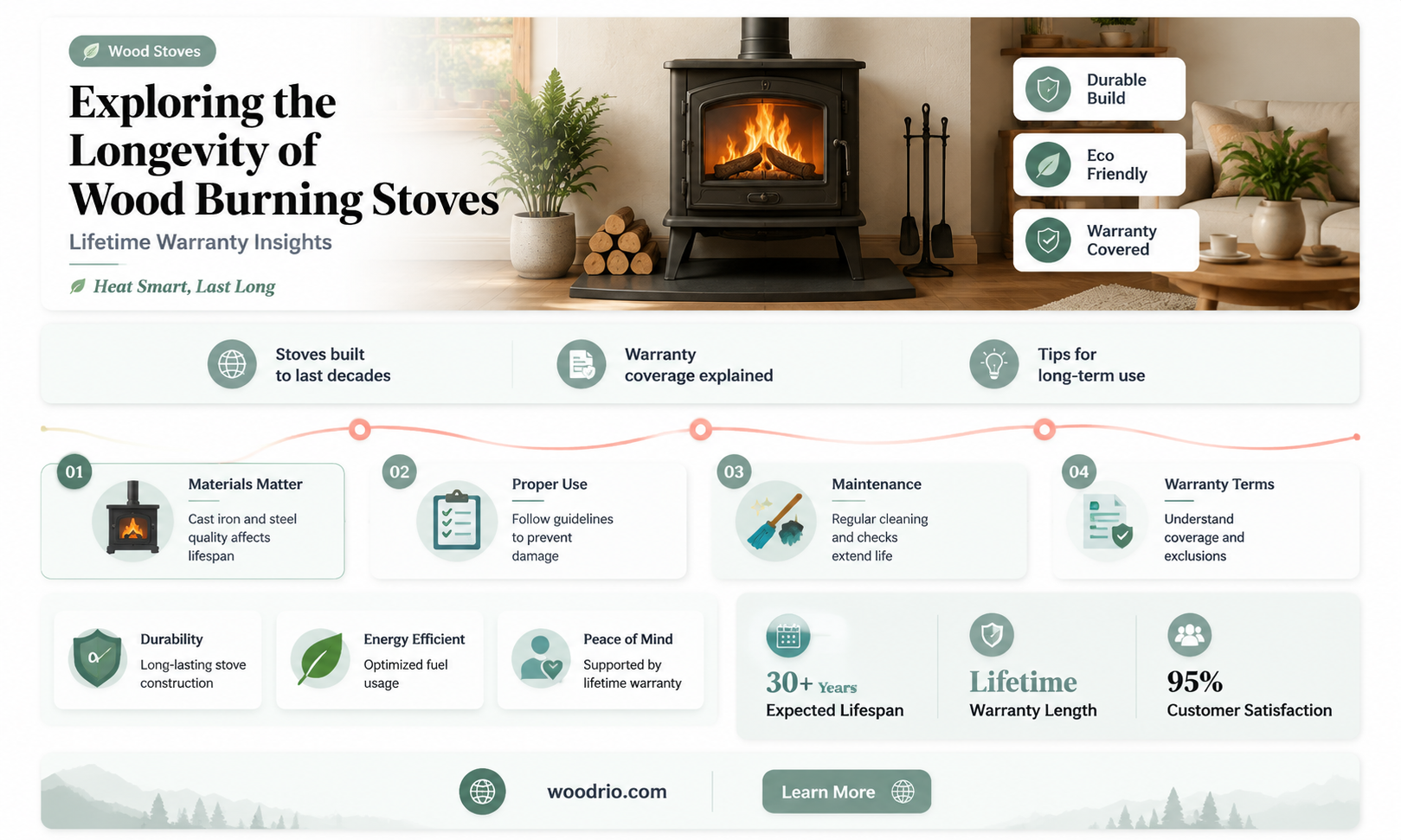 are there any wood burning stoves lifetime warranty