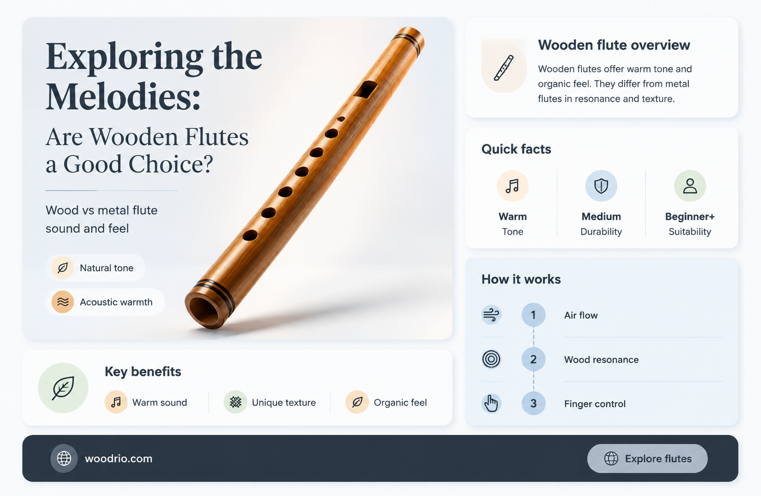 are wooden flutes any good