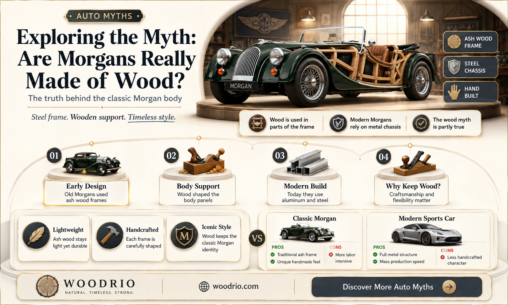 are morgans made of wood