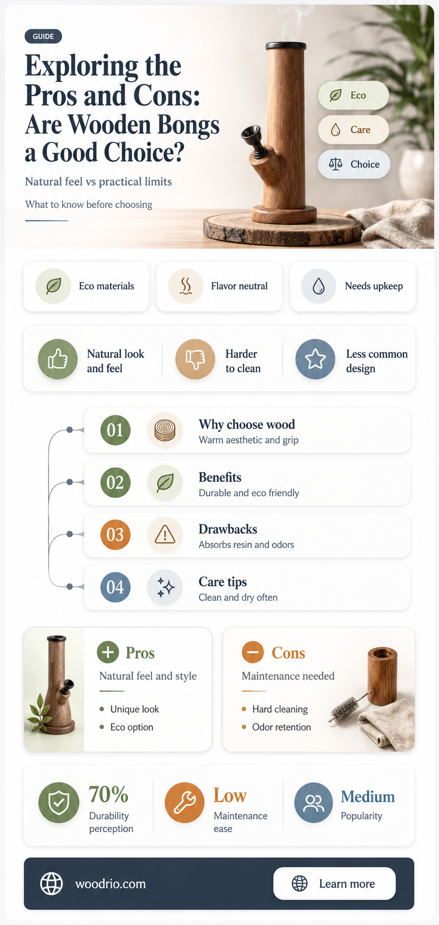 are wooden bongs good