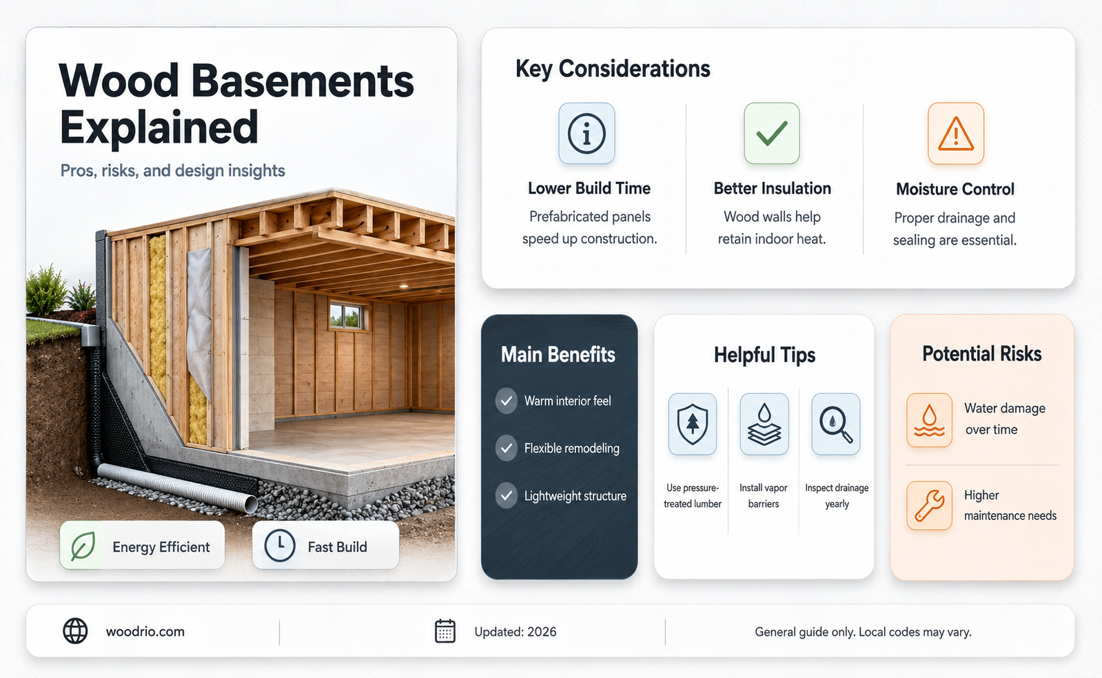are wood basements good