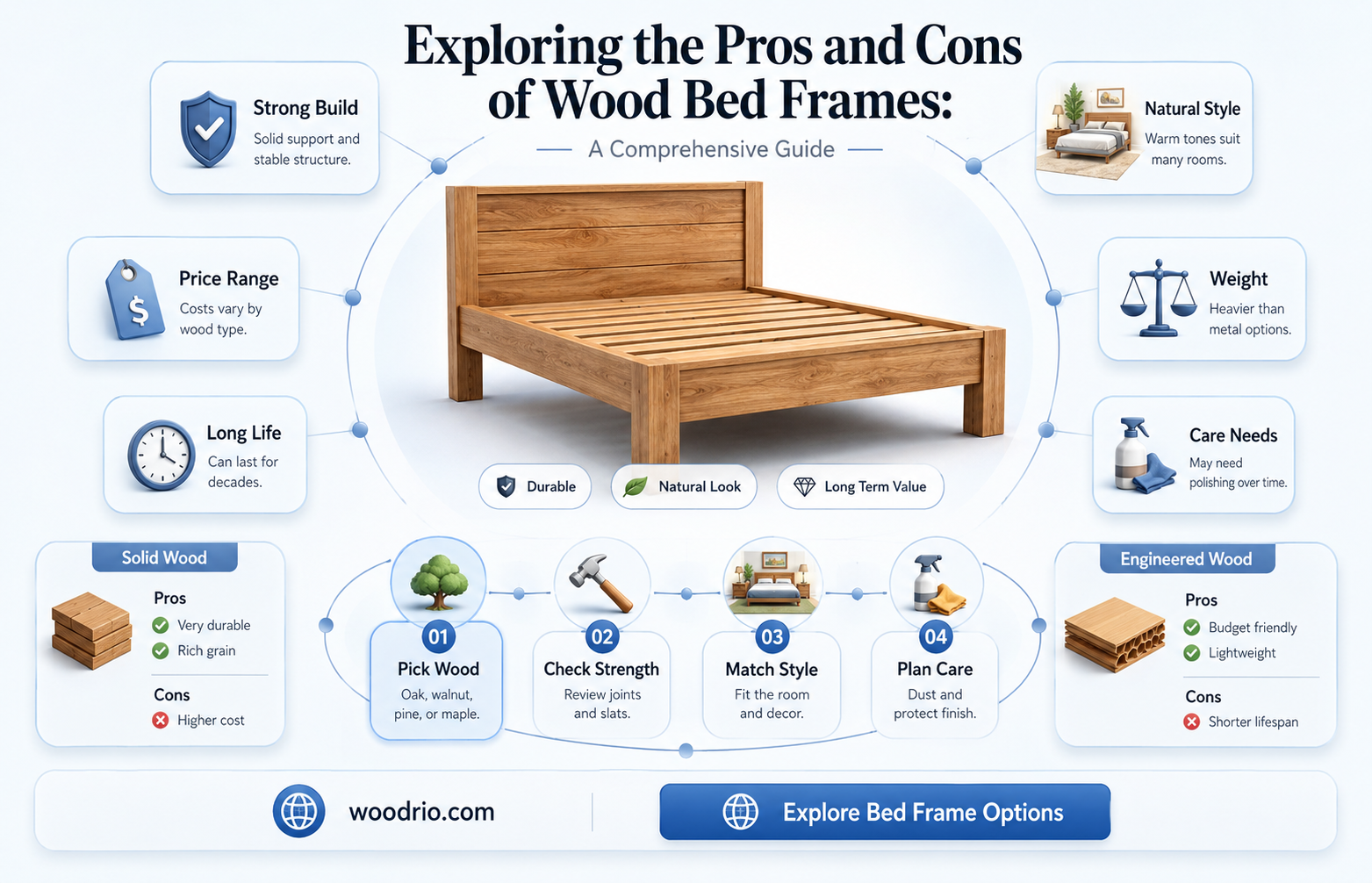are wood bed frame good