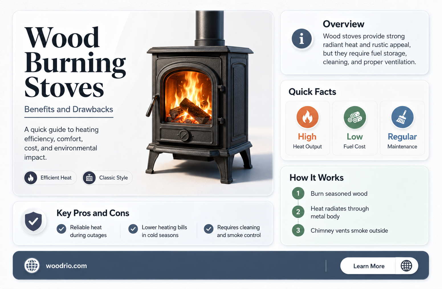 are wood burning stoves good