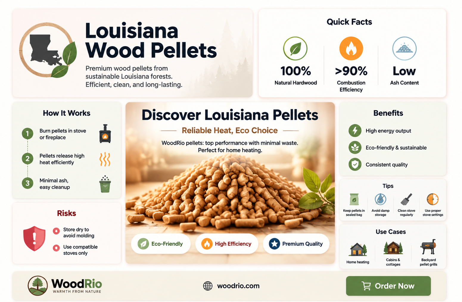 are louisiana wood pellets good