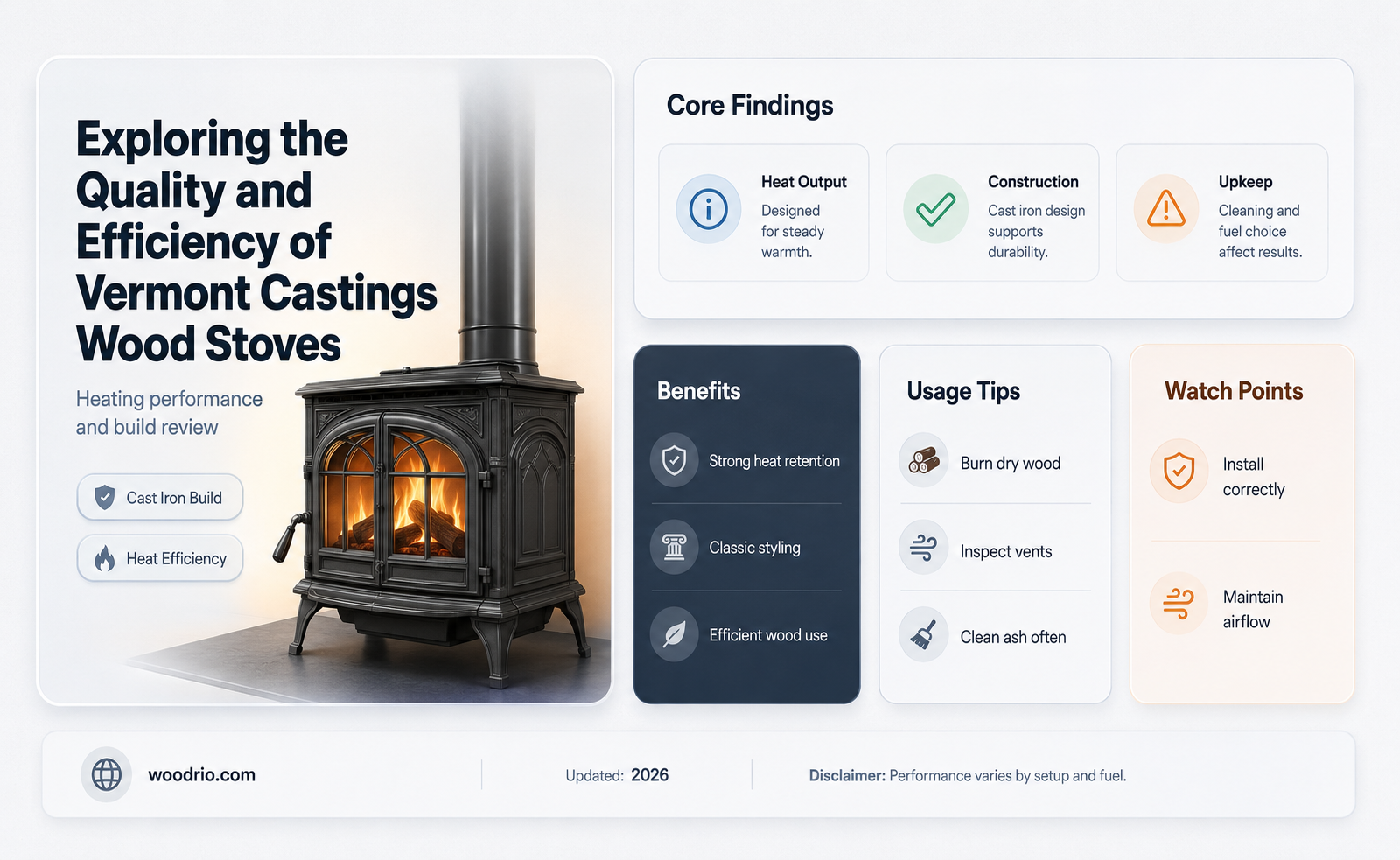 are vermont castings wood stoves good