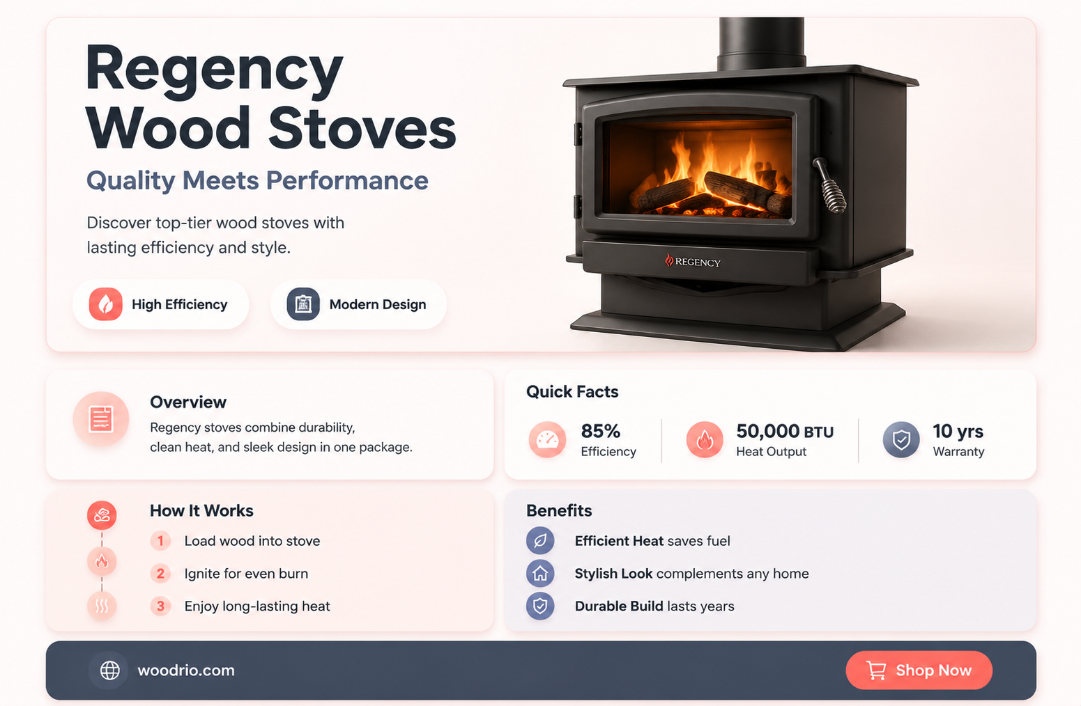 are regency wood stoves good