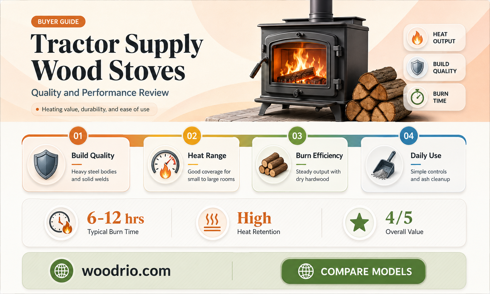 are tractor supply wood stoves good
