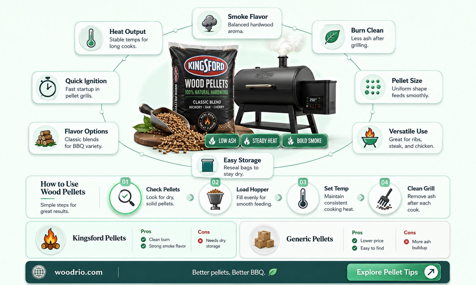 are kingsford wood pellets good
