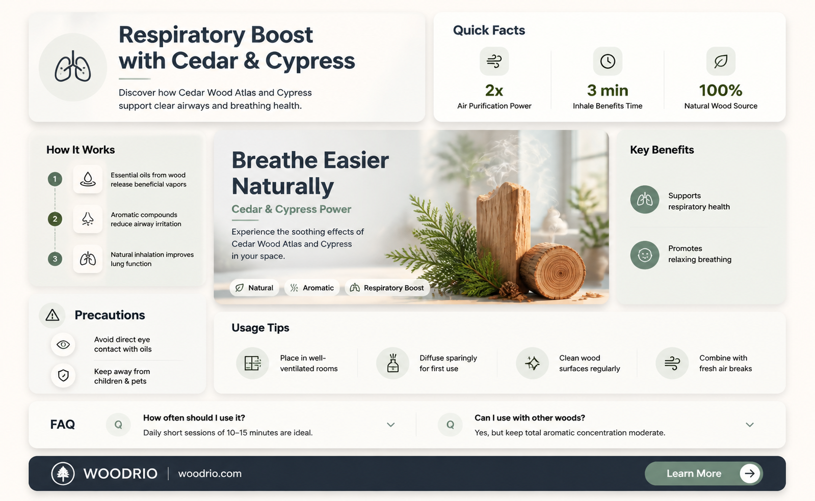 are cedar wood atlas and cypress good for respiratory