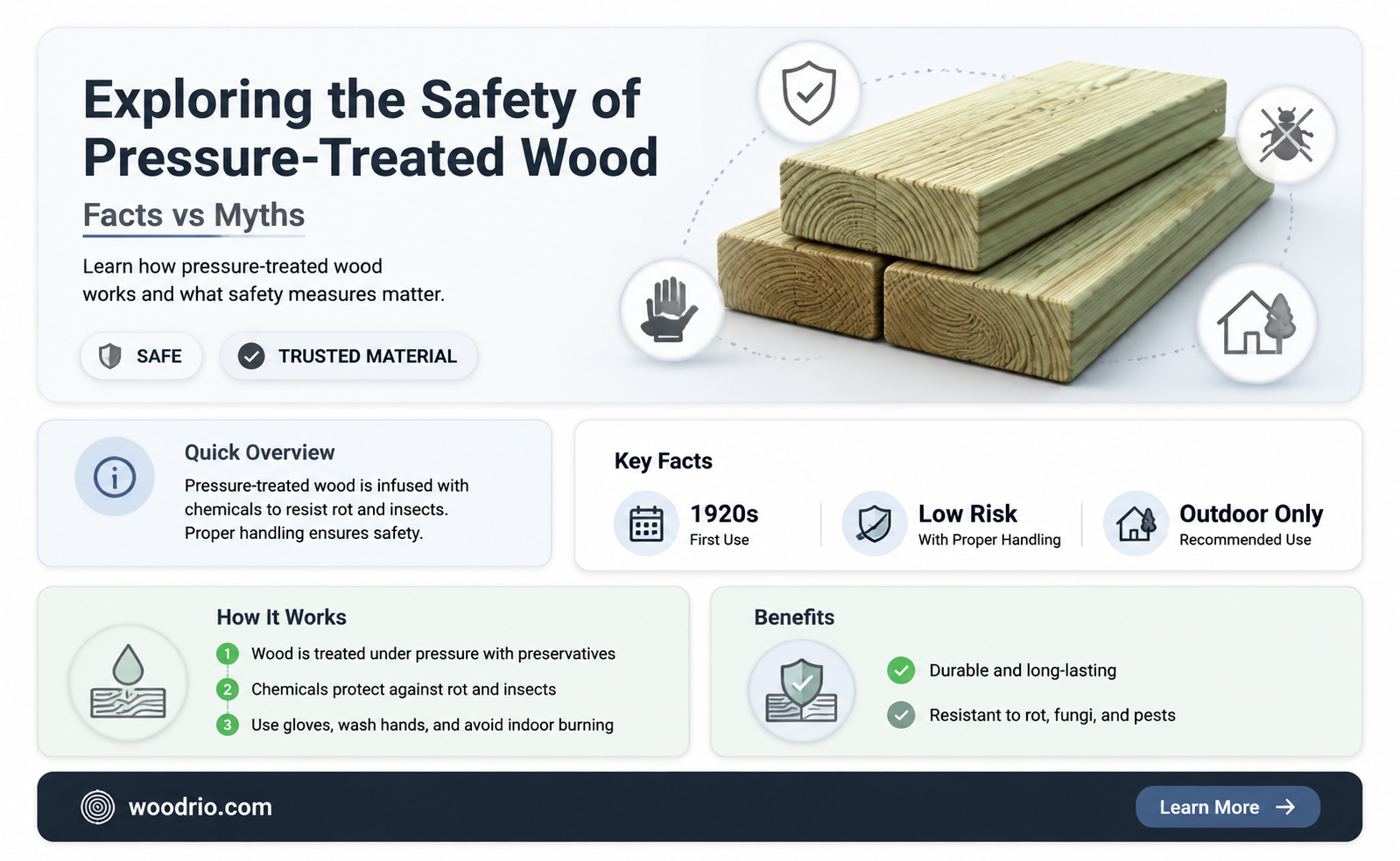 are pressure treated wood safe