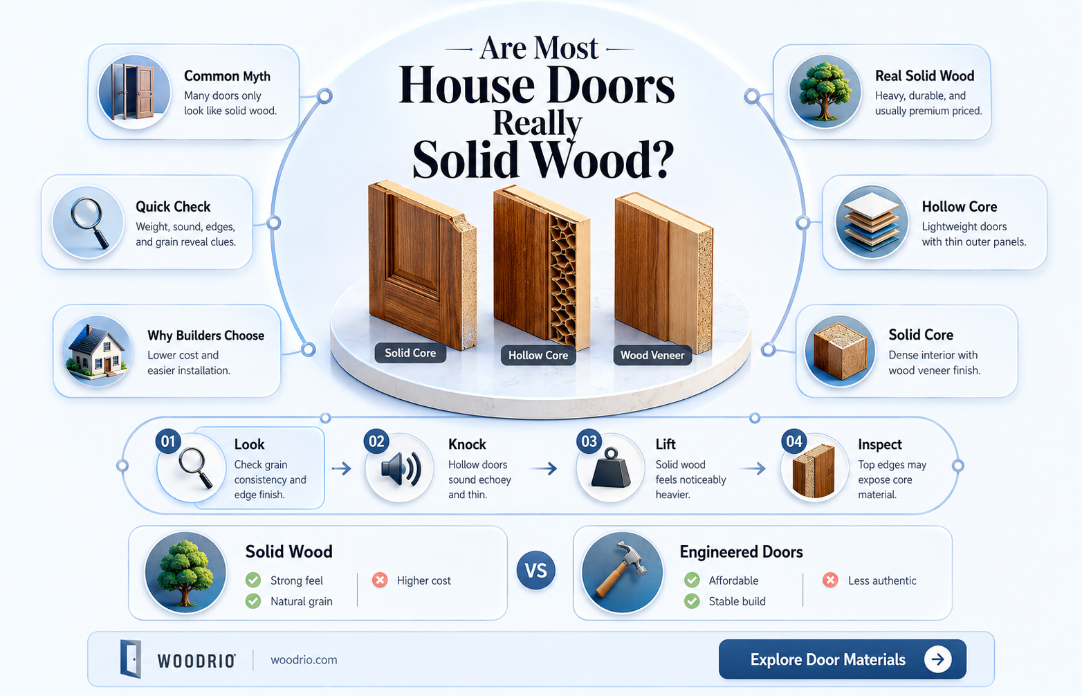 are most house doors solid wood or something else