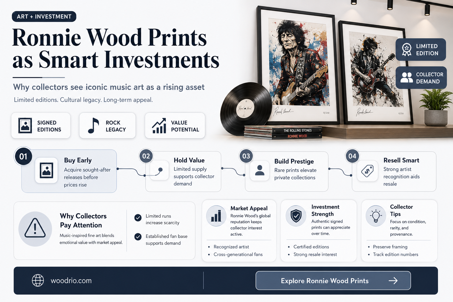 are ronnie wood prints a good investment
