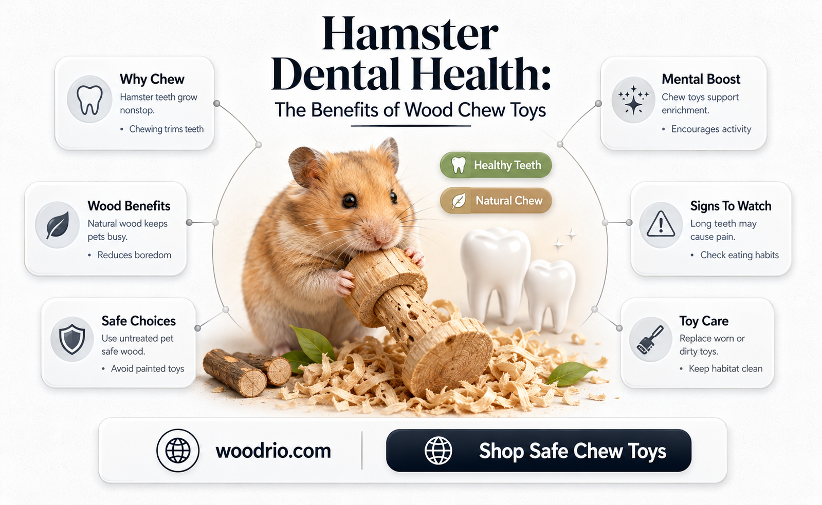 are wood chew toys good for hamsters