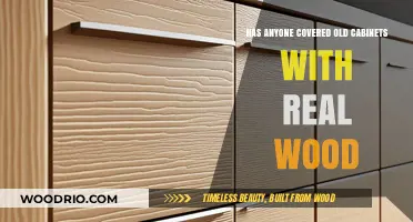 Transforming Old Cabinets: Real Wood Covering Ideas and Inspiration