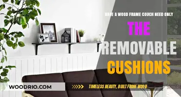 Revamp Your Wood Frame Couch: A Guide to Removable Cushions