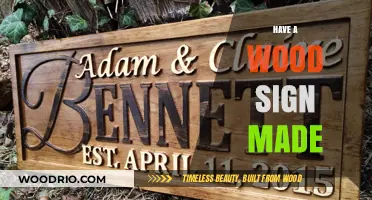 Crafting Timeless Elegance: The Art of Custom Wood Signage