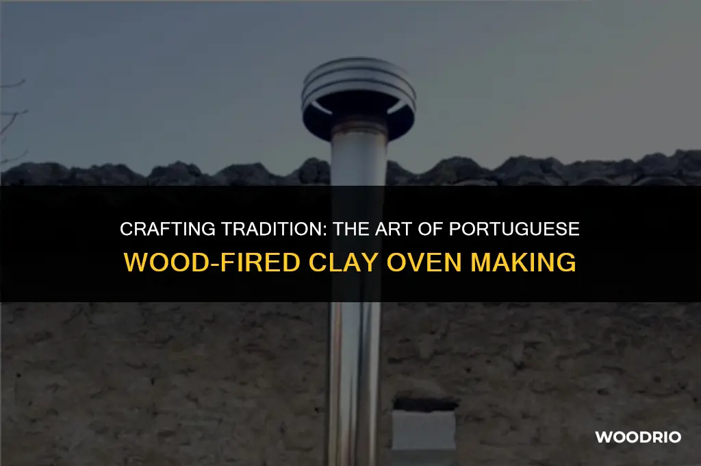 how a portuguese wood fired clay oven is made