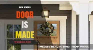 Crafting Elegance: The Artful Process of Wood Door Creation