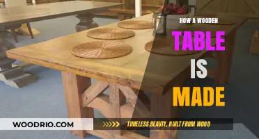 Crafting Timeless Beauty: The Art of Wooden Table Making
