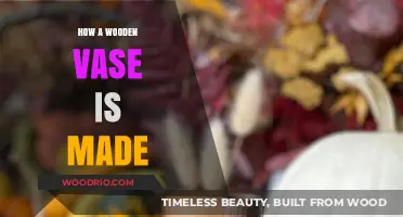 Crafting Elegance: The Artful Journey of a Wooden Vase