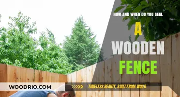 Sealing a Wooden Fence: Best Practices for Timing and Application
