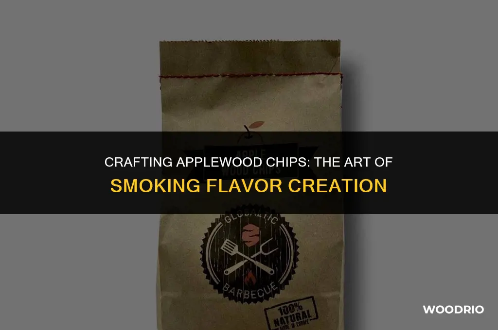how are apple wood chips for smoking made