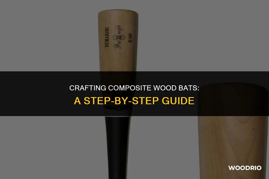 how are composite wood bats made