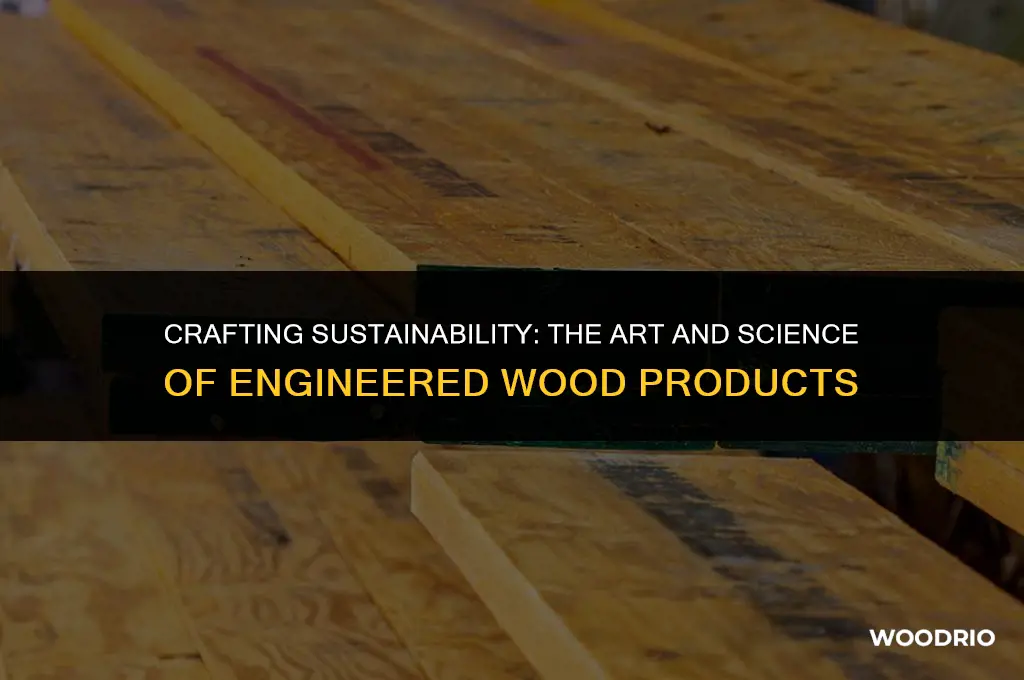 how are engineered wood products made
