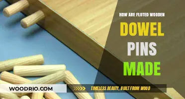 Crafting Precision: The Art of Making Fluted Wooden Dowel Pins