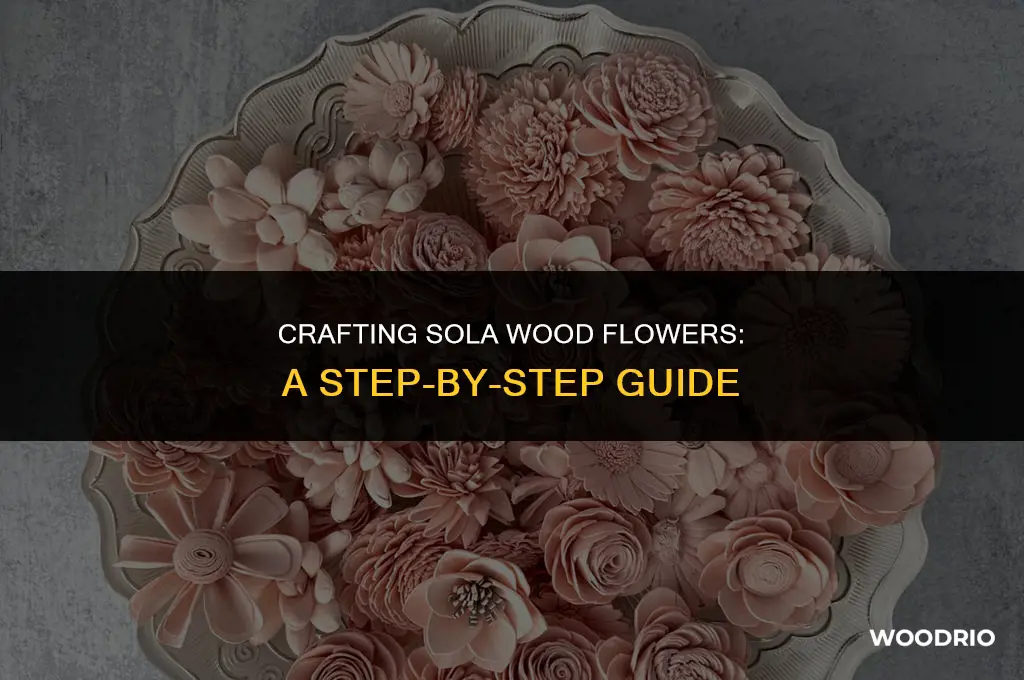 how are sola wood flowers made