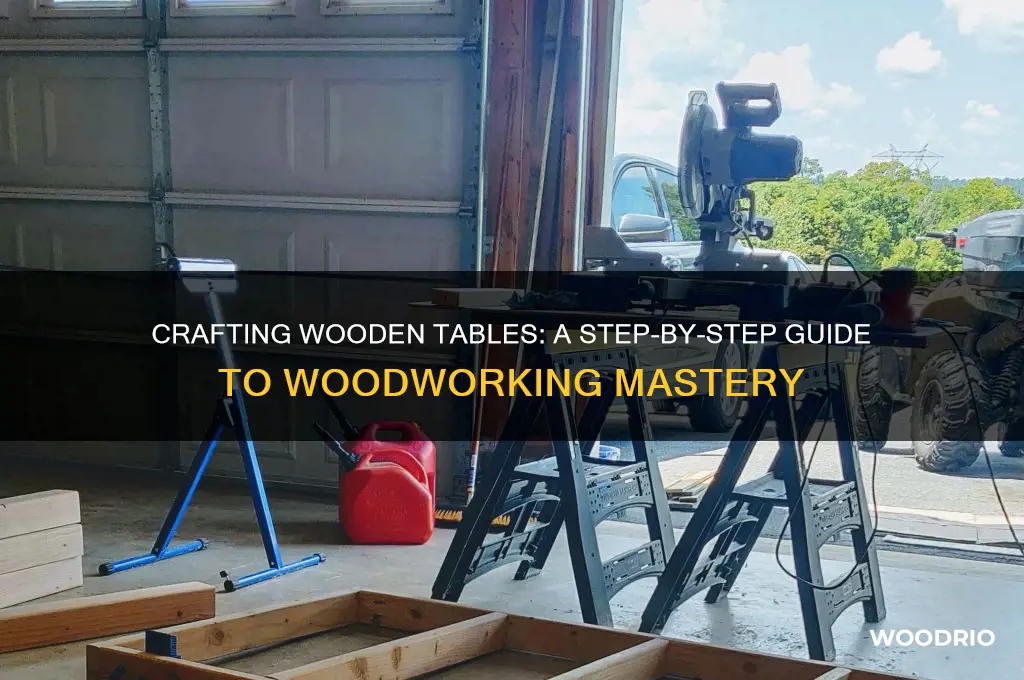 how are tables made out of wood