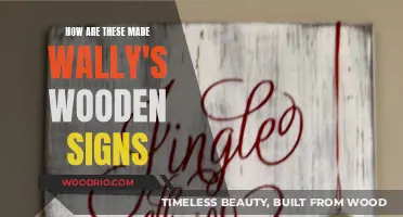 Crafting Charm: The Artistry Behind Wally's Wooden Signs