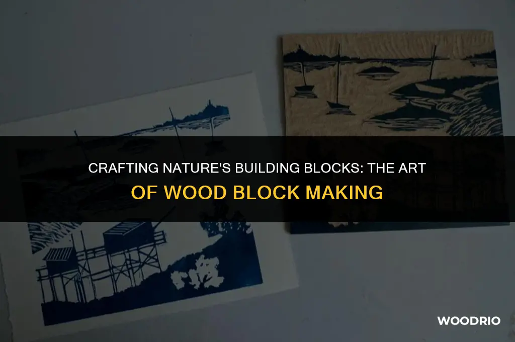 how are wood blocks made