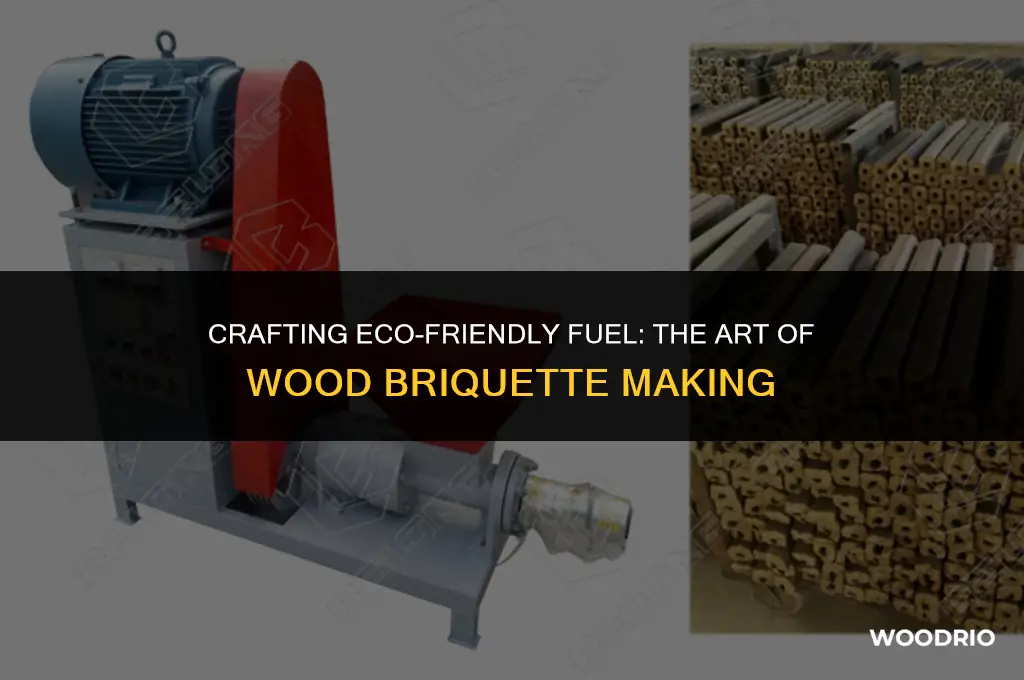 how are wood briquettes made