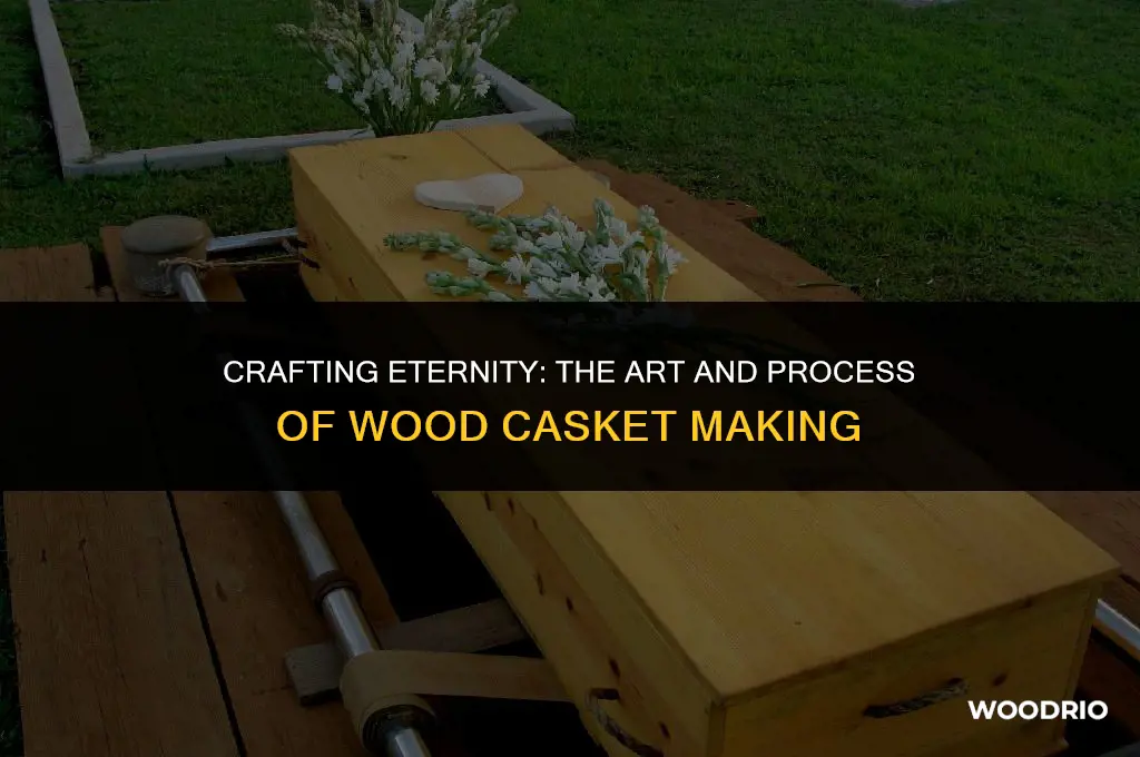 how are wood caskets made