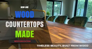Crafting Nature's Beauty: The Art of Wood Countertop Creation