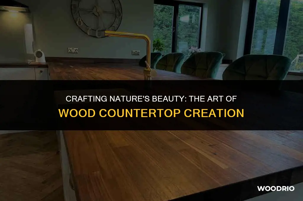 how are wood countertops made