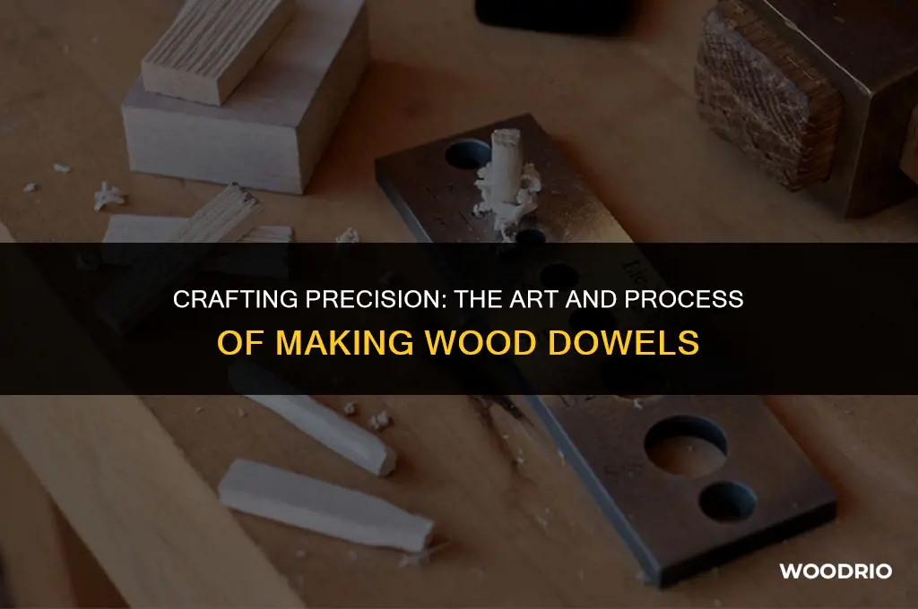 how are wood dowels made