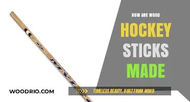 Crafting the Perfect Shot: The Artistry Behind Wood Hockey Sticks