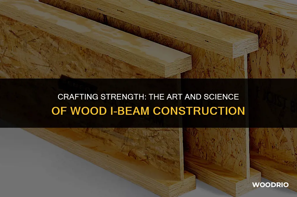 how are wood i beams made