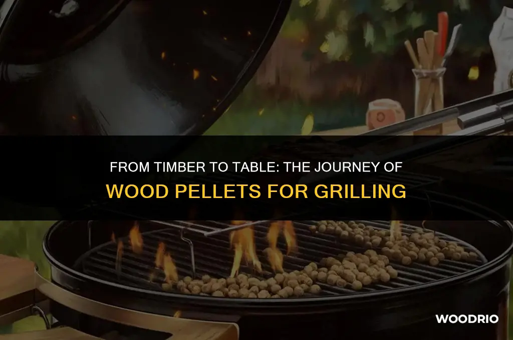 how are wood pellets for grills made