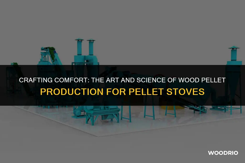 how are wood pellets made for pellet stoves