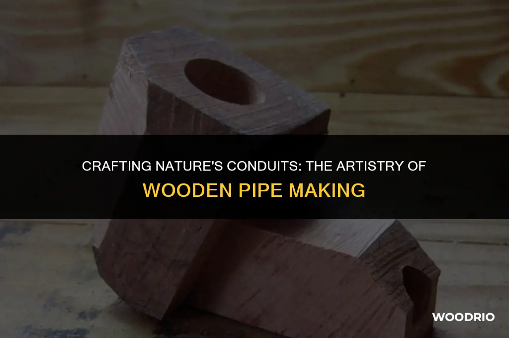 how are wood pipes made