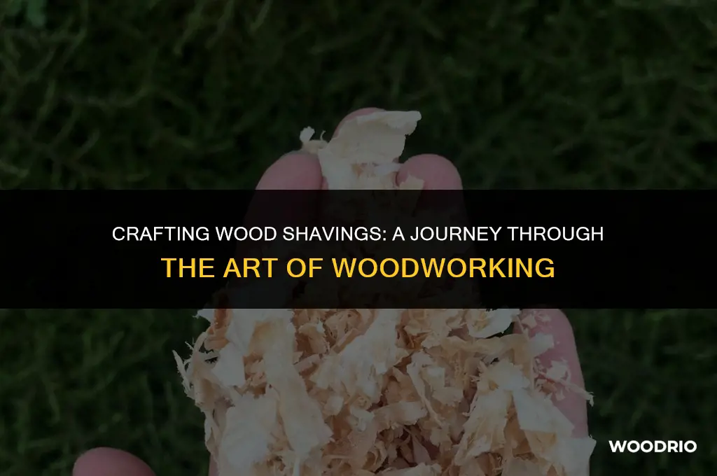 how are wood shavings made