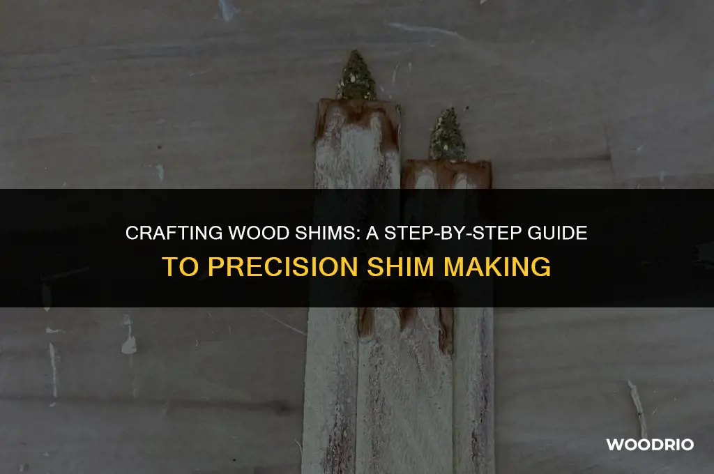 how are wood shims made