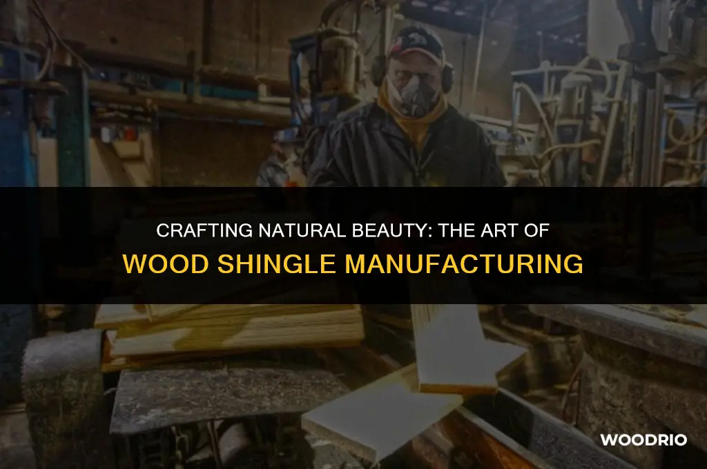 how are wood shingles made