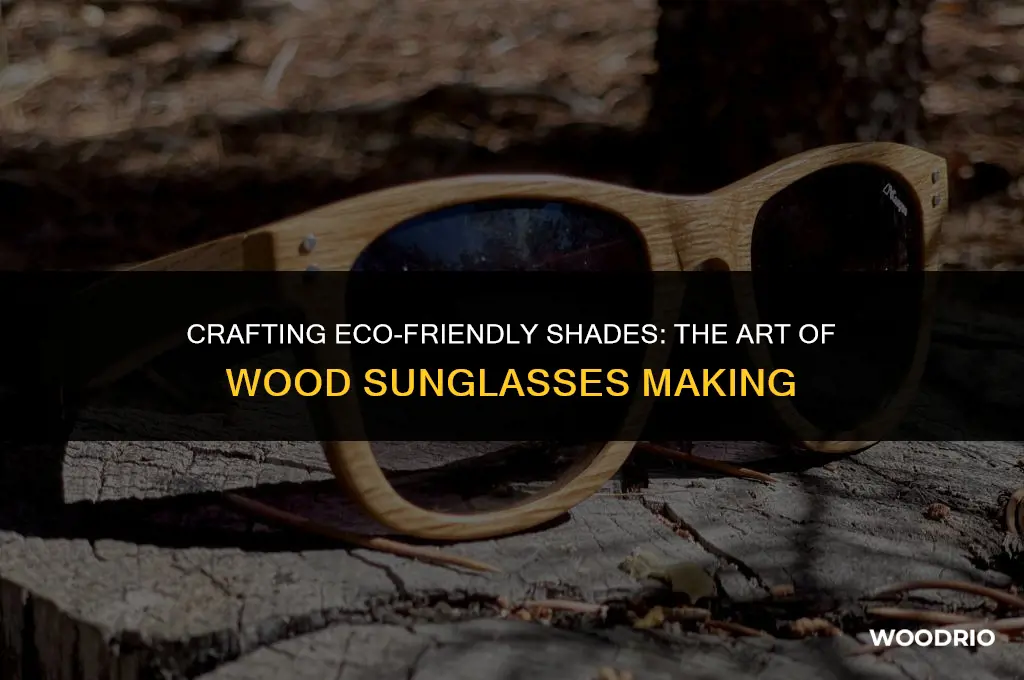 how are wood sunglasses made